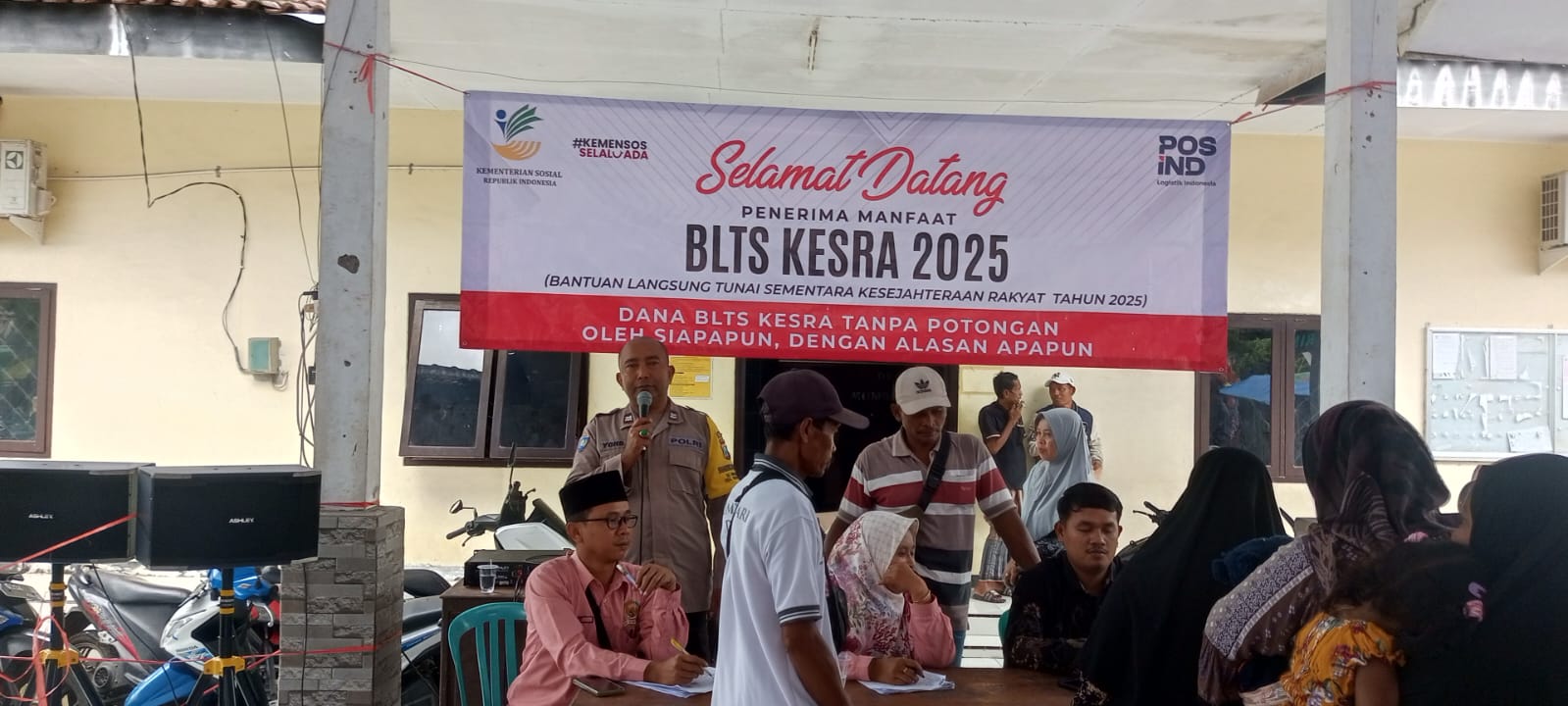 Penyaluran Dana BLTS Kesra Desa Mumbulsari Kecamatan Mumbul Kabupaten Jember Tahun 2025