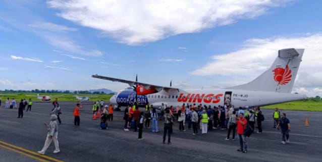 Sejarah Baru Transportasi Udara Jember_Bali Dengan Pesawat Wings Air Resmi di Buka