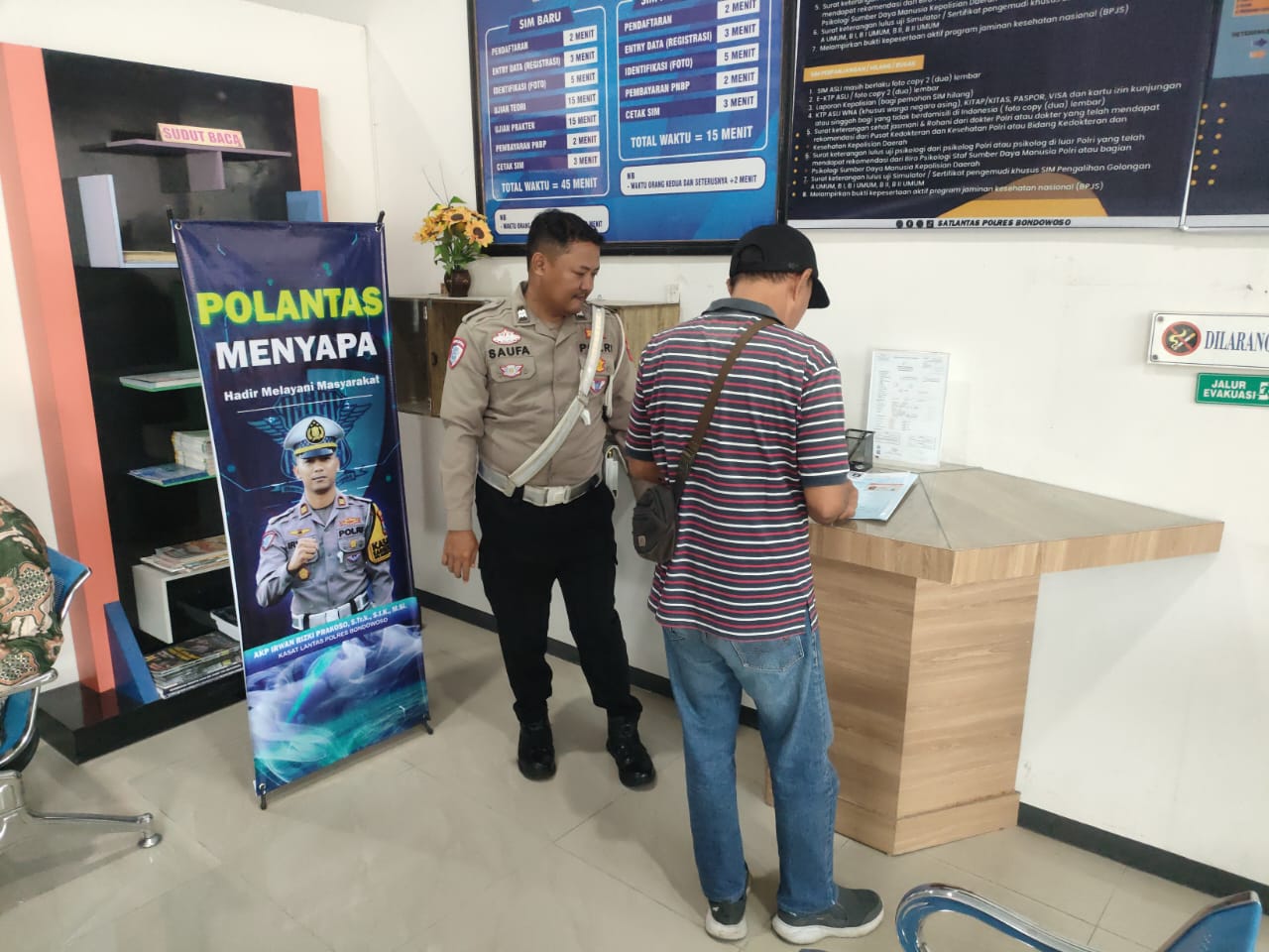 “Polantas Menyapa” Satlantas Bondowoso Demi Layanan Publik Terpercaya