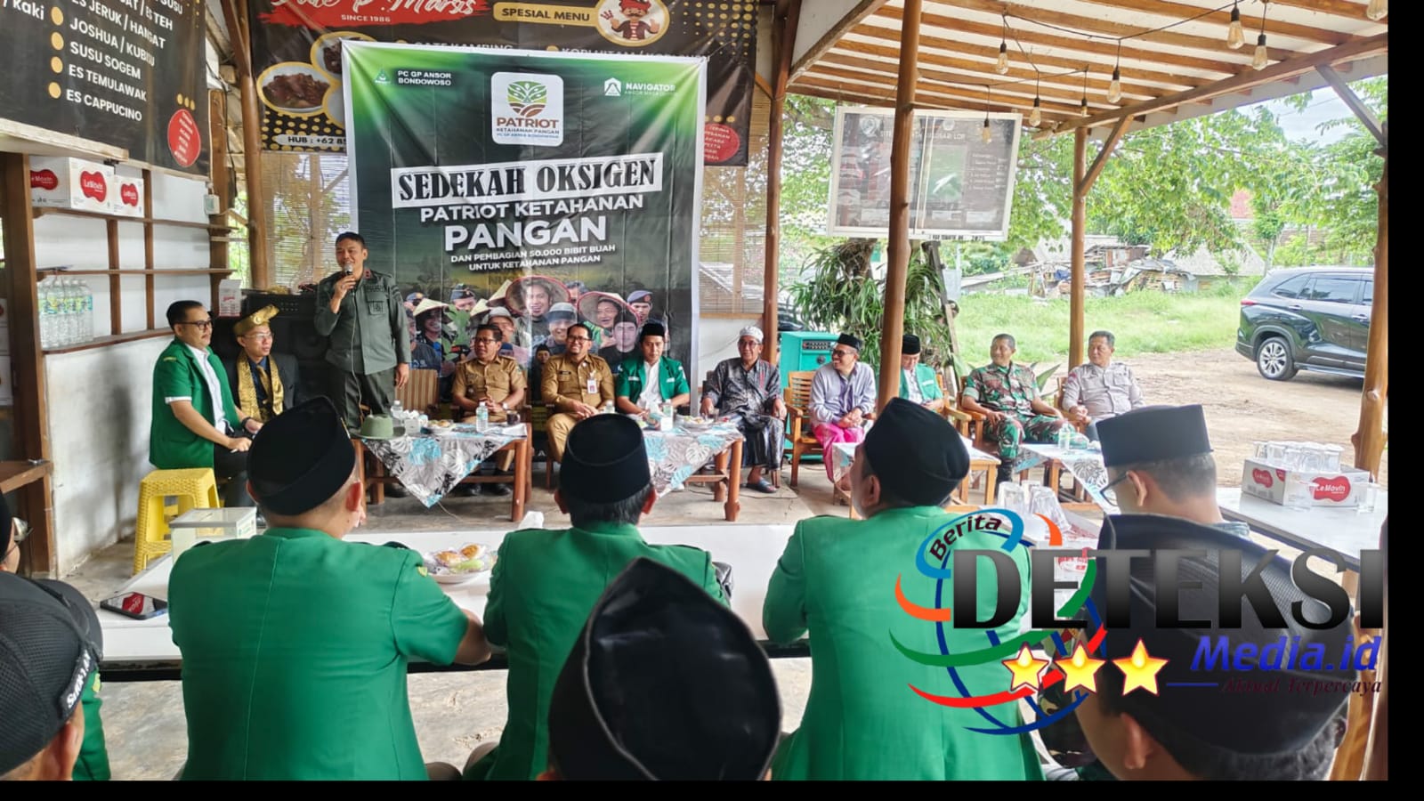 Perhutani KPH Bondowoso Hadiri Sedekah Oksigen GP Ansor, Dukung Ketahanan Pangan