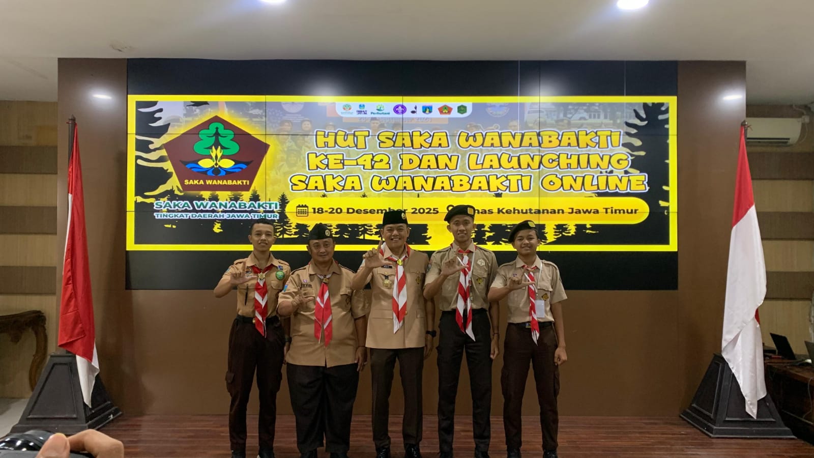 Perhutani KPH Bondowoso Ikutsertakan Pramuka Saka Wanabakti pada Pelatihan Daerah Jatim 2025