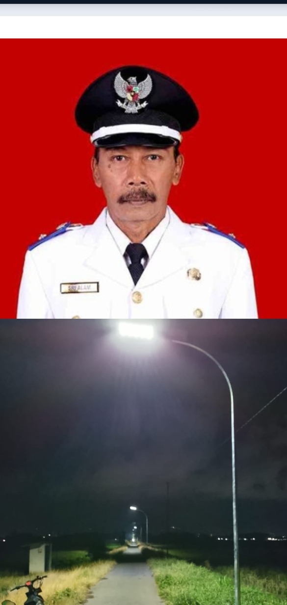 Habislah Gelap Terbitlah Terang JalanTembus Dusun Ajung Kulon Menuju Ke Dusun Gumuk Kerang Terang Benderang.