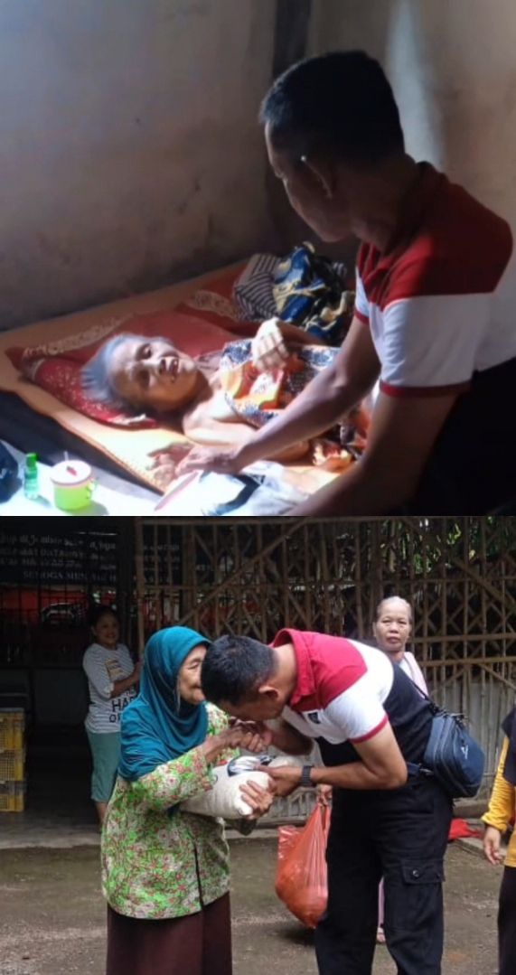 Pj Kepala Desa Pancakarya Achmad Fauzi, Menunjukkan Program Nyata bukan Pencitraan Diri Tapi Kepeduliannya Dan Amanah Serta Tanggu Jawabn Kemanusian Terhadap Masyarakat Kurang Mampu