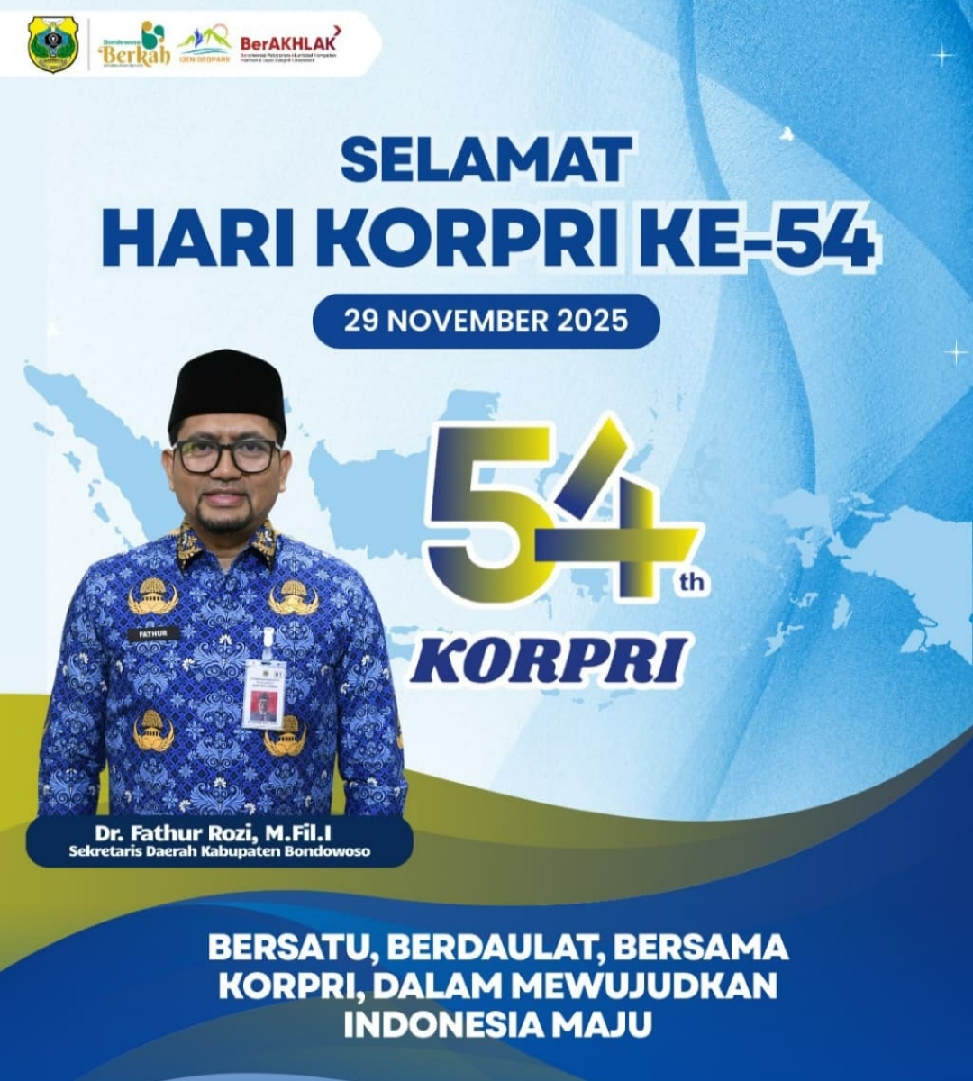 Pengukuhan Pengurus KORPRI Bondowoso 2025-2030, Ini Janji Ketua Korpri Fathur Rozi.