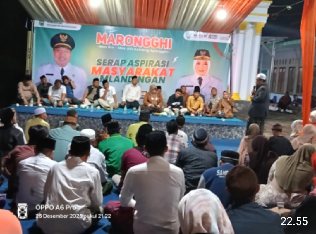 “Marongghi Serap Aspirasi ” Masyarakat Mlandingan