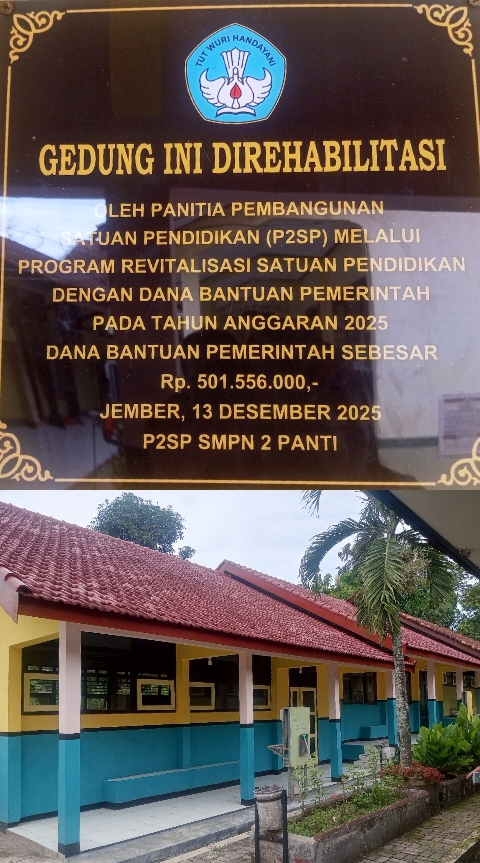 Program Revitalisasi Pendidikan SMPN 2 Panti Telah Rampung, Kepala Sekolah Ucapkan Rasa Syukur