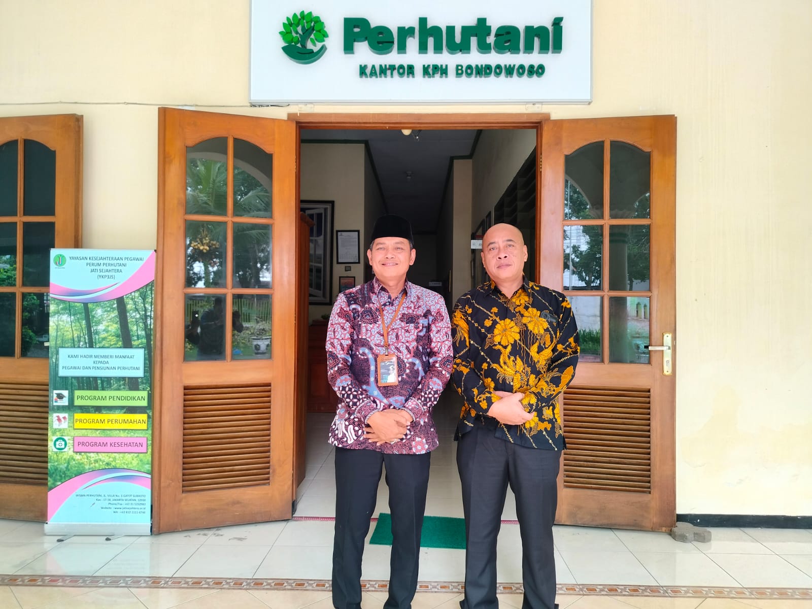 Wujud Kerjasama,Perum Perhutani KPH Bondowoso Menerima Kunjungan Kerja Karutan Kelas II B