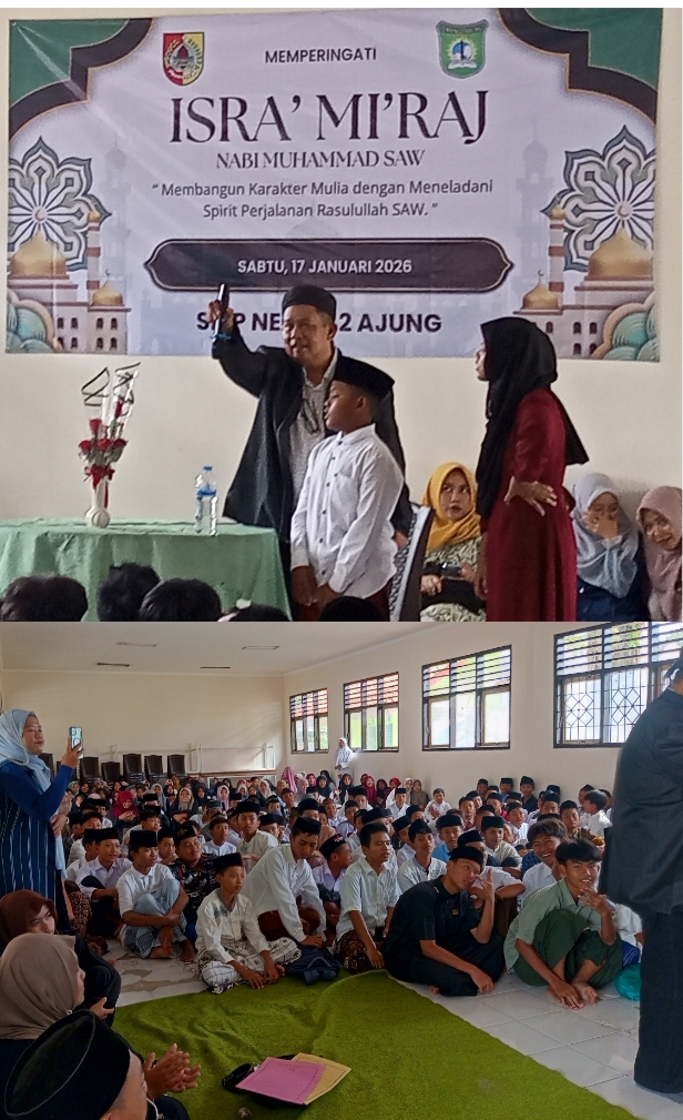 Peringati Isra’ Mi’raj dan Sambut Ramadhan 1447 H, SMPN 2 Ajung Di Ruang Sekolah