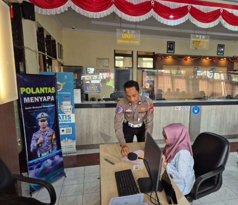 Polantas Menyapa, Polres Bondowoso Tingkatkan Pelayanan Prima Bagi Masyarakat