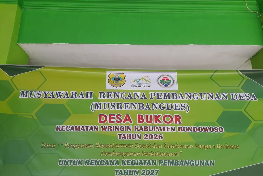 Musrenbangdes Desa Bukor Kec.Wringin Berjalan Lancar dan Kondusif