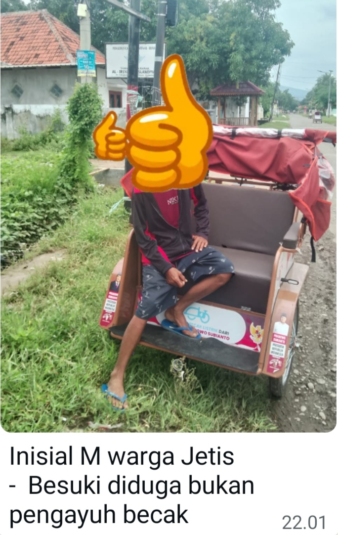 MENCEDERAI AMANAH PRABOWO : Sengkarut Becak Listrik Besuki, saat ‘Becak Siluman’ Menggilas Hak Rakyat Kecil +++