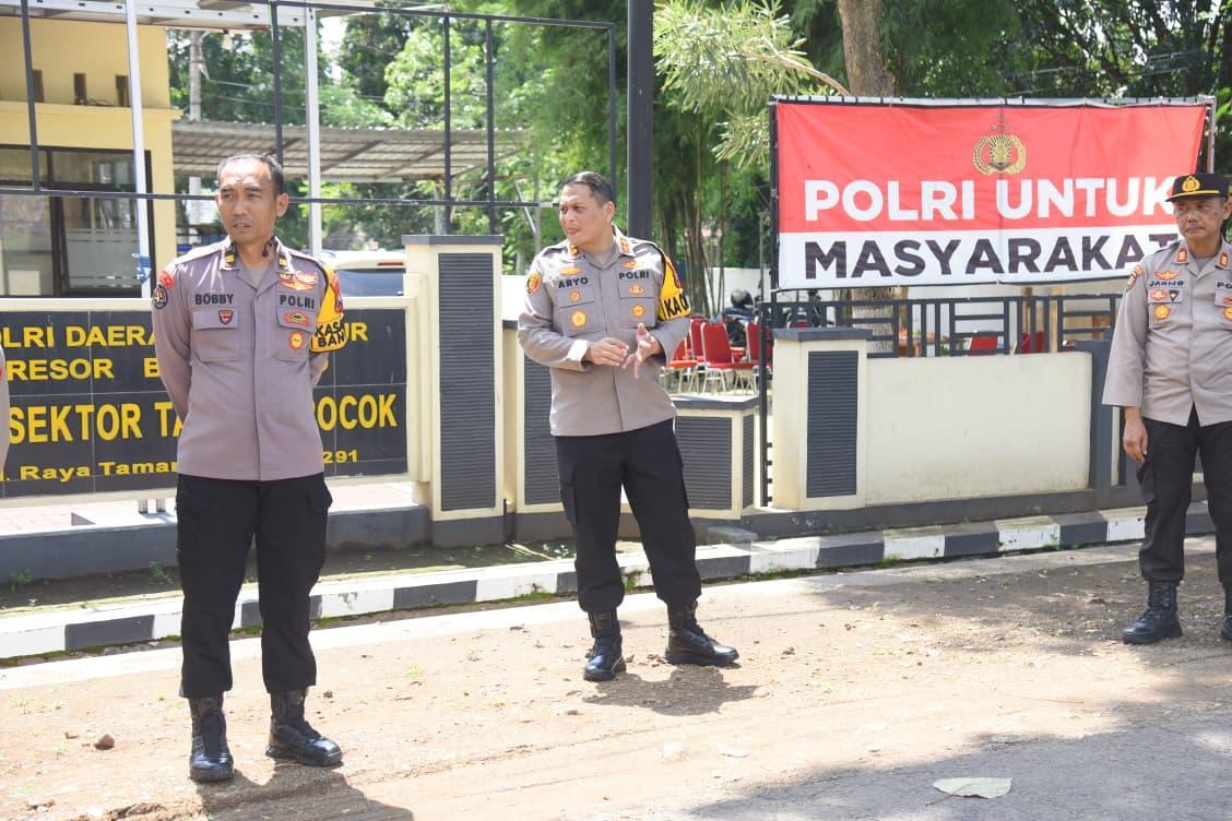 Polres Bondowoso Pengamanan Tes Kenaikan Sabuk PSHT Cabang Bondowoso Tahun 2026