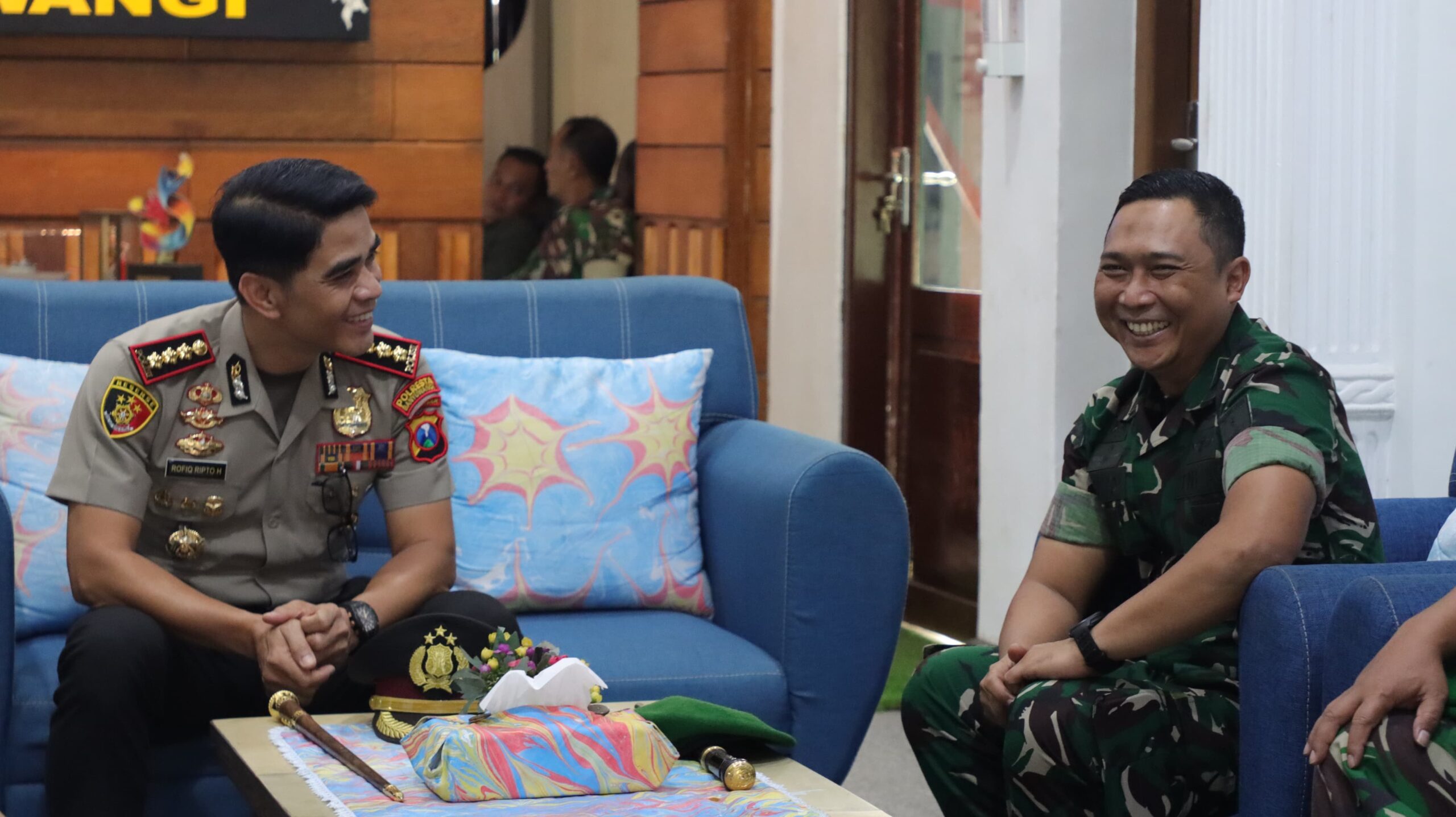 Perkuat Sinergitas TNI–Polri, Kapolresta Silaturahmi ke Kodim 0825 Banyuwangi