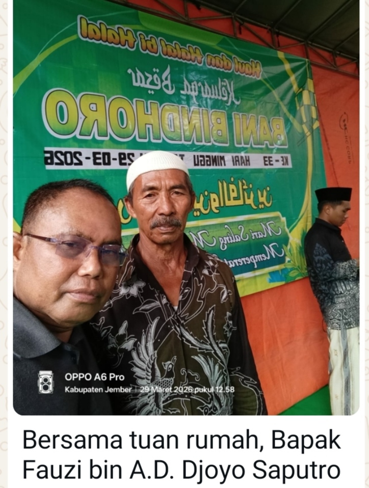 Merajut Silaturahmi dalam Bingkai Do’a: Haul dan Halal Bihalal ke – 33 Bani Bindoro di Mumbulsari ++++