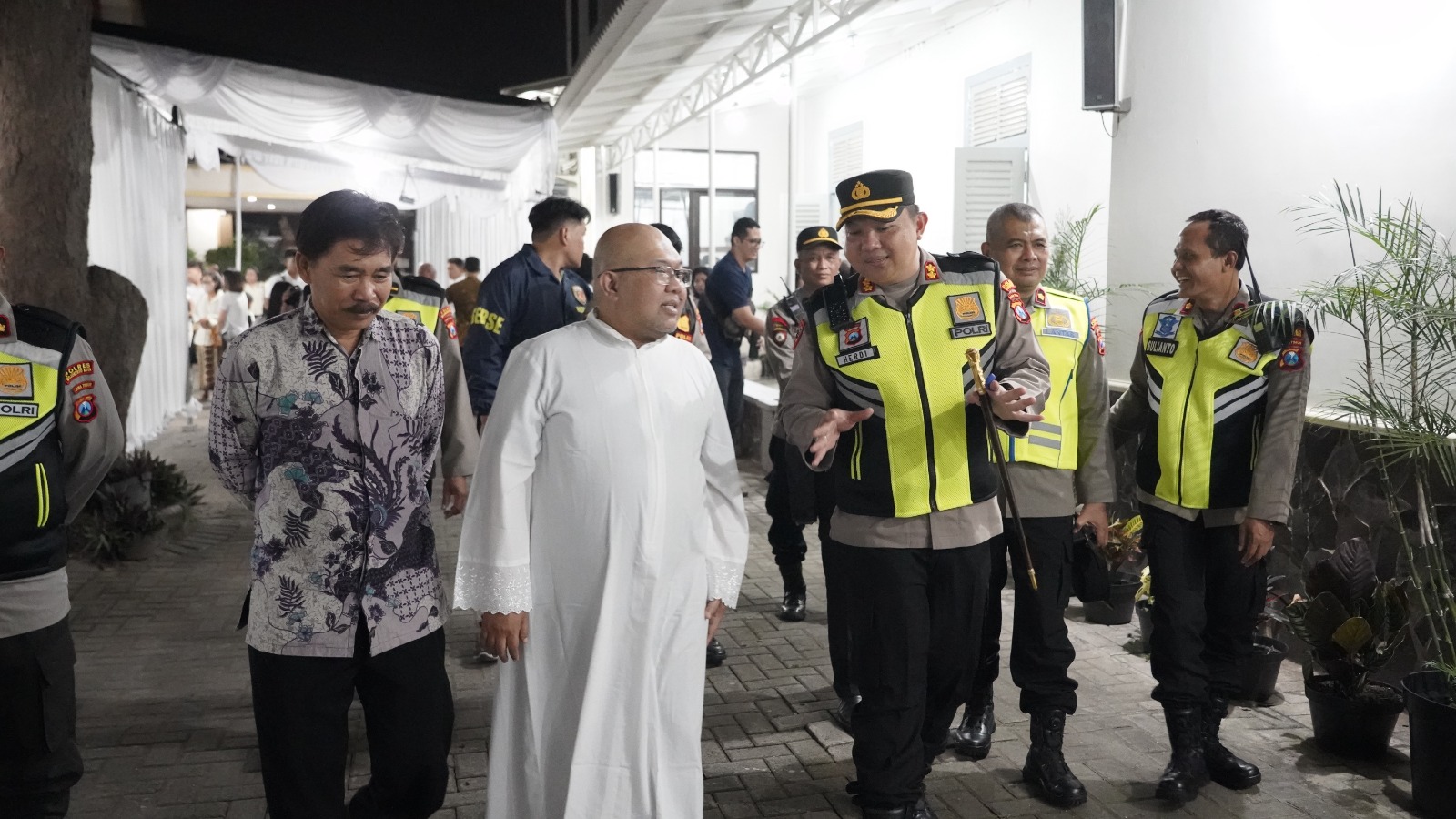 Kapolres Mojokerto Kota Cek Sejumlah Gereja Pastikan Rangkaian Ibadah Paskah Aman