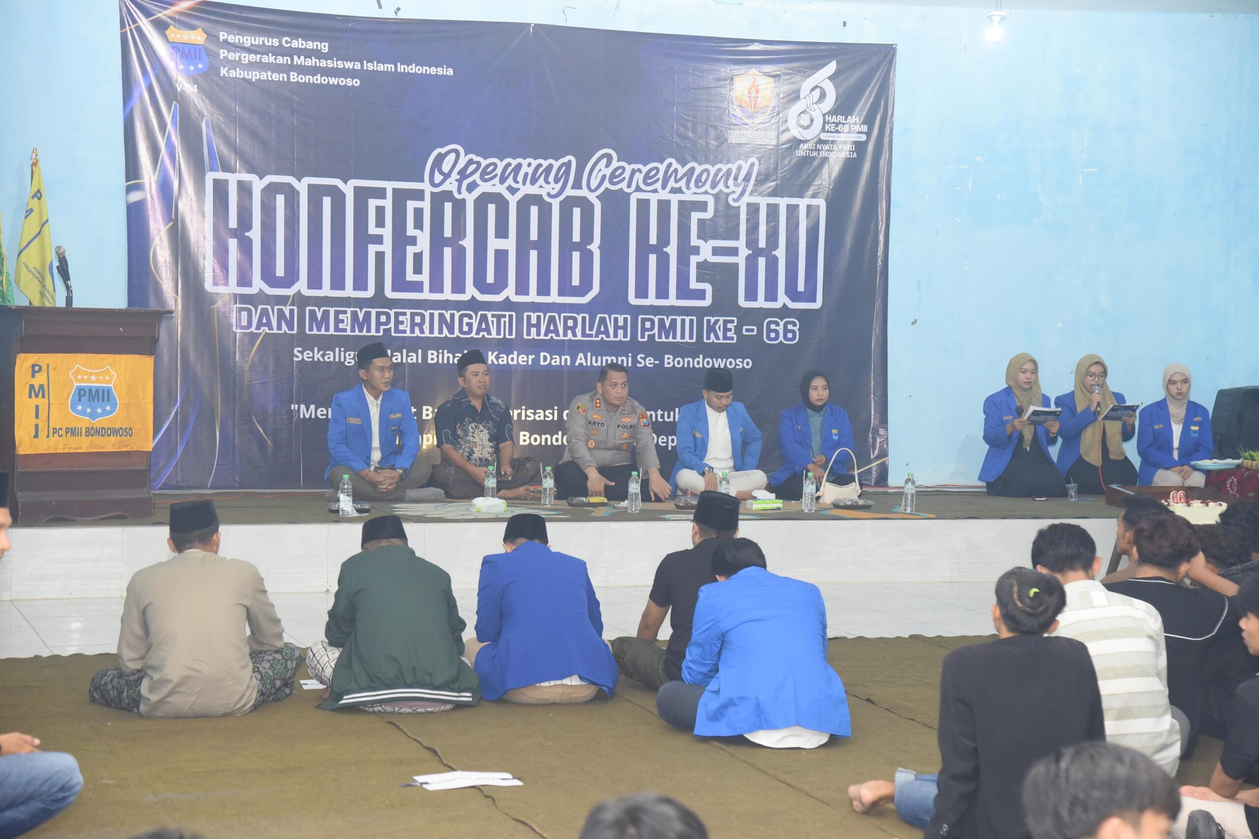 Konfercab PMII ke XV Jadi Panggung Demokrasi Sehat, Kapolres Bondowoso Sampaikan Pesan Penting