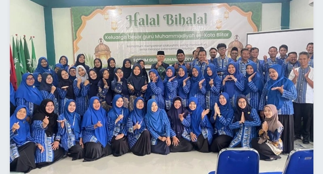 Halal bihalal Keluarga Besar Guru Muhammadiyah se-Kota Blitar Penuh Nuansa Keakraban