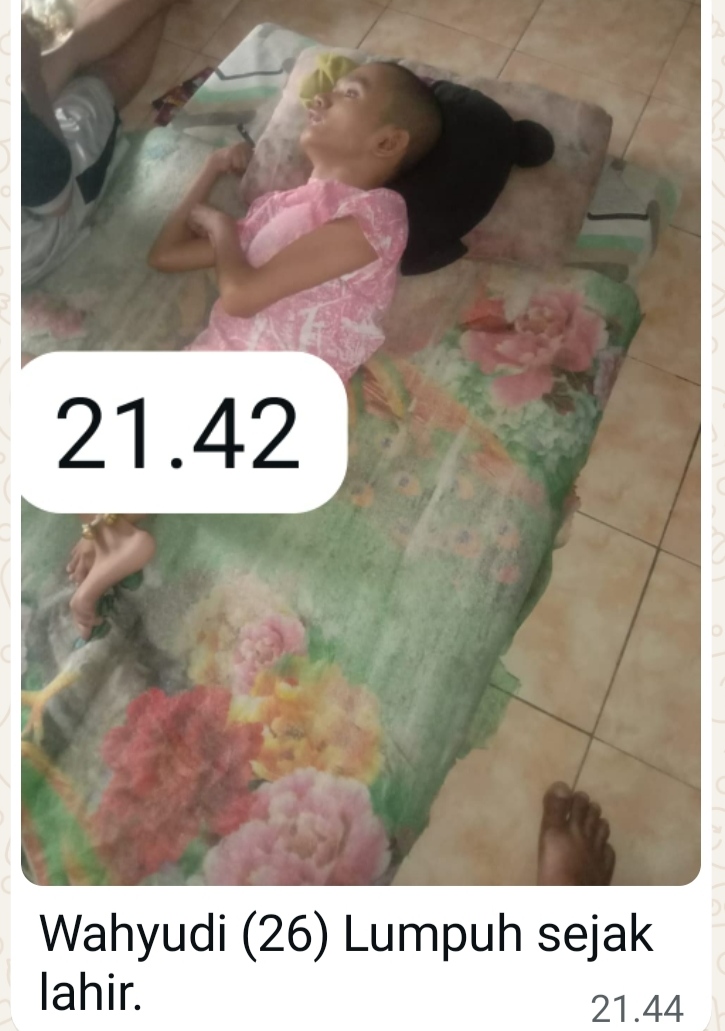 26 Tahun Lumpuh, Wahyudi “Dibuang” Negara: Dimana Hati Nurani Pejabat Situbondo?? ++++