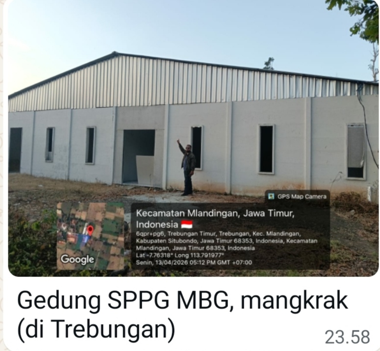 SKANDAL PROYEK MANGKRAK DAPUR SPPG MBG TREBUNGAN: RAMPAS HAK WARGA, SIAPA AKTOR DI BALIK PENELANTARAN INI …??!! +++++