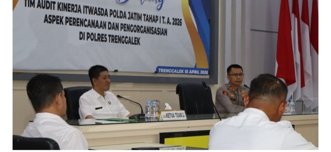 Itwasda Polda Jatim Gelar Audit Kinerja Tahap I di Mapolres Trenggalek