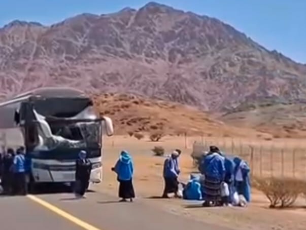Bus Jemaah Haji RI Asal Probolinggo Mengalami Insiden Kecelakaan di Madinah, 10 Orang Dinyatakan Luka-luka, ini Kronologinya ++++
