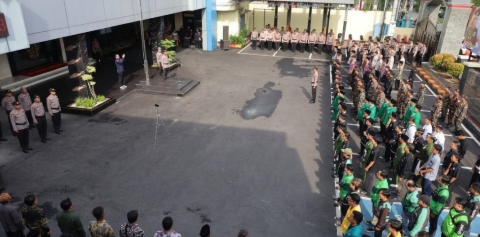 Polres Tulungagung Gelar Apel Besar Sabuk Kamtibmas, Perkuat Sinergitas Bersama Elemen Masyarakat