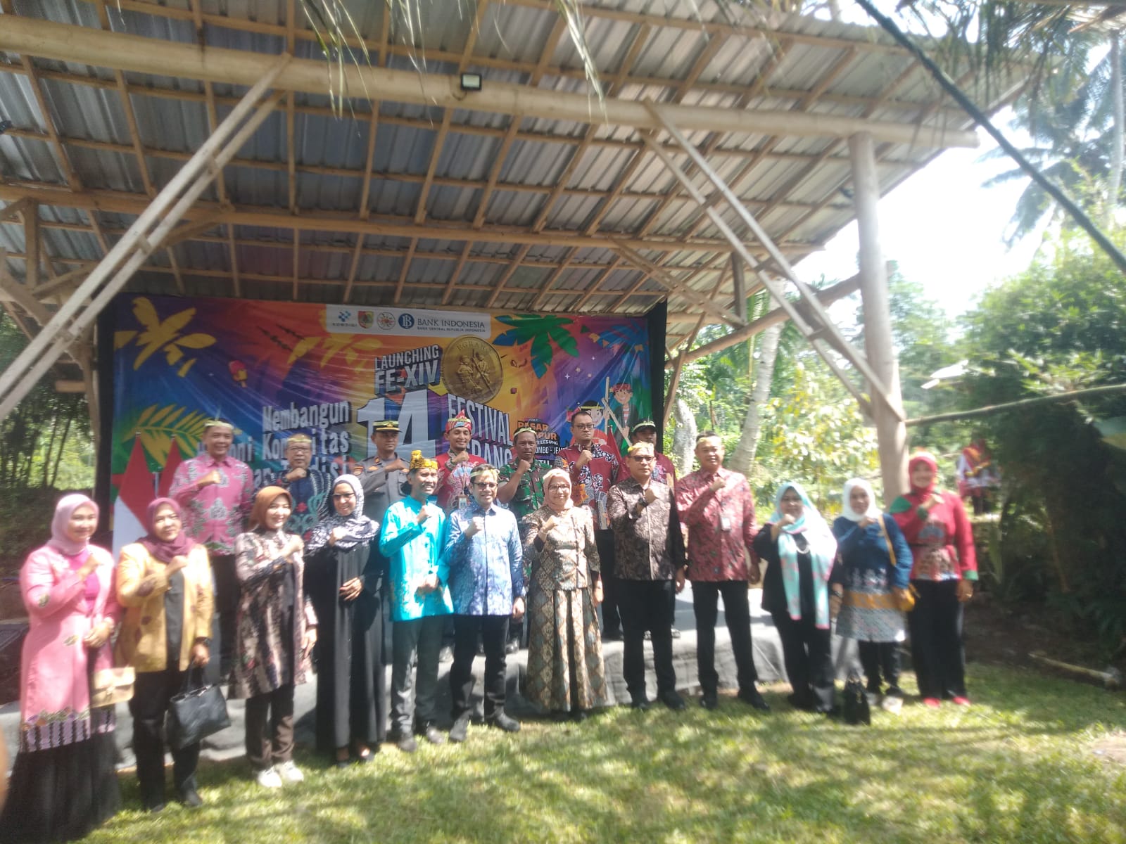 Warisan Budaya Festival Enggrang Tanoker ke-14 Ledokombo kabupaten Jember