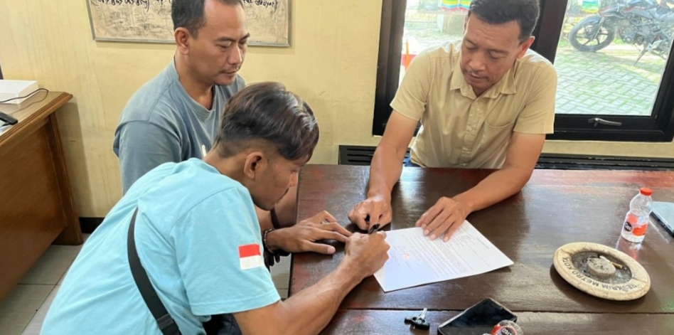 Polsek Tulungagung Kota Tindak Lanjuti Laporan 110 Terkait Dugaan Pelaku Pencurian yang Diamankan Warga