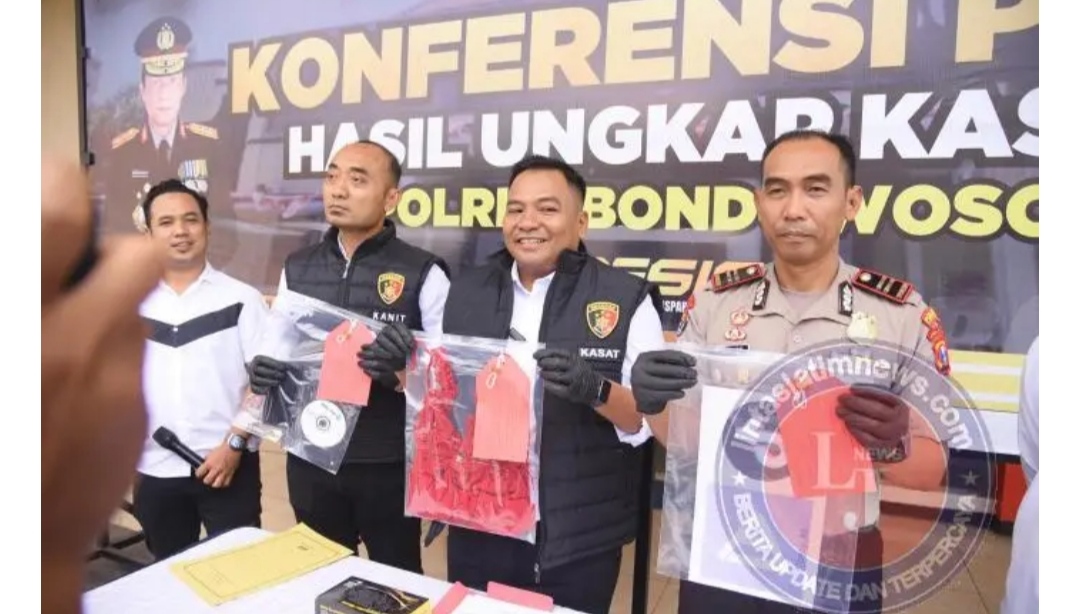 Polres Bondowoso Berhasil mengungkap Live Streaming Asusila Dua Tersangka Dirinfkus