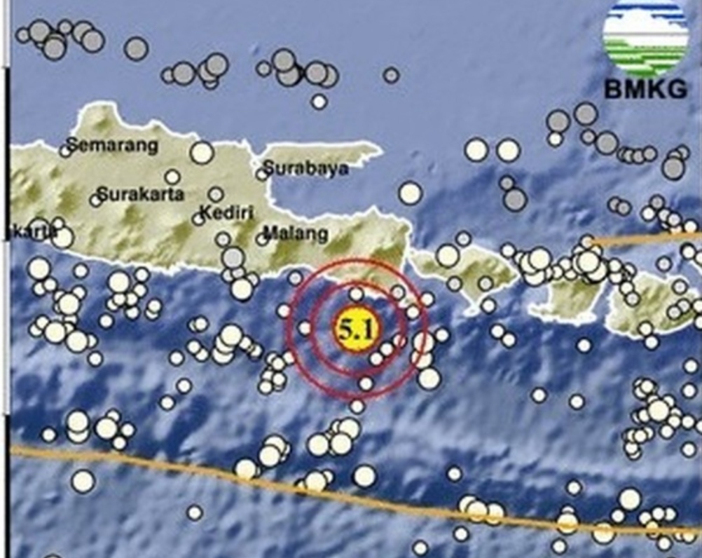 Gempa Berkekuatan Magnitudo 5,1 Guncang Wilayah Jember Sore Ini