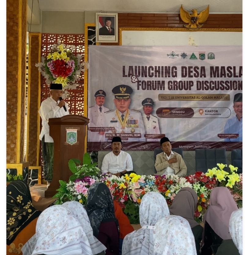 Bupati Malang Launching Gerakan Desa Maslahah Universitas Al Qolam Malang