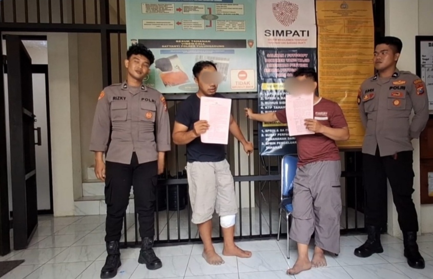 Melawan Saat Ditangkap, Dua Pembobol Toko Bangunan Tulungagung Didor
